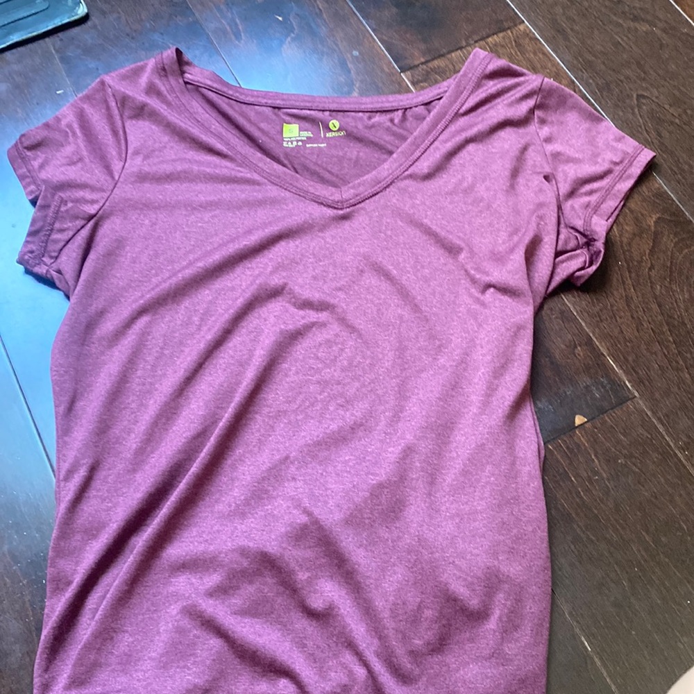 purple athletic top